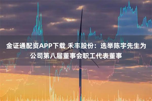 金证通配资APP下载 禾丰股份：选举陈宇先生为公司第八届董事会职工代表董事